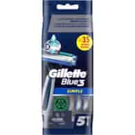 Gillette Blue 3 Simple Maszynki 5szt