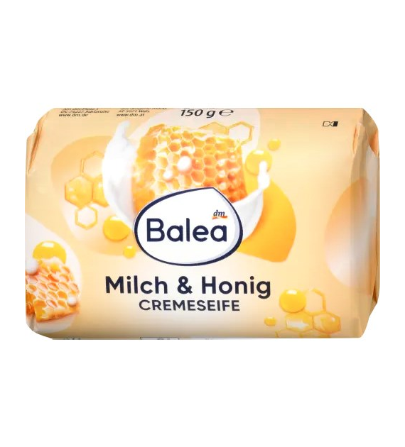 Balea Cremeseife Milch & Honig Mydło Kostka 150g