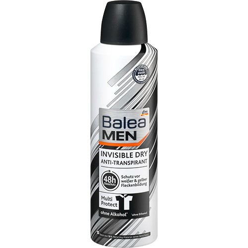 Balea Men Invisible Dry Deo 200ml