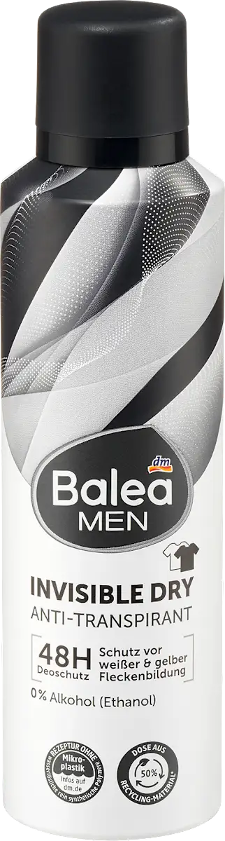 Balea Men Invisible Dry Deo 200ml
