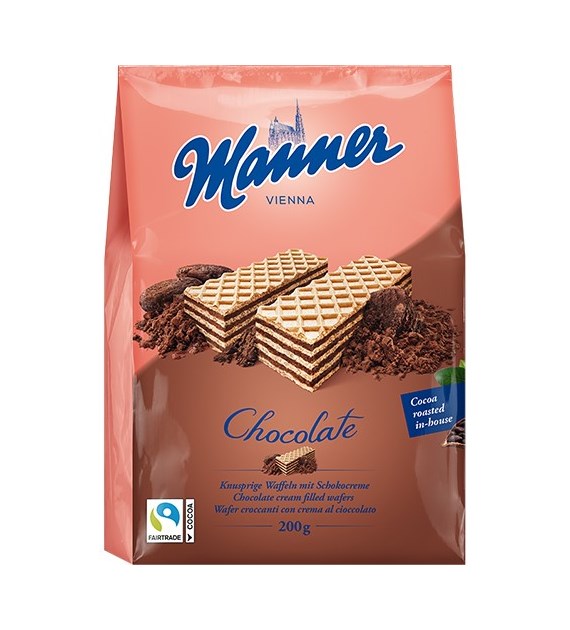 Manner Chocolate Wafelki 200g