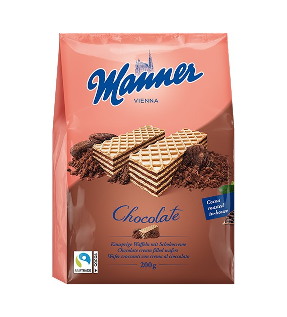 Manner Chocolate Wafelki 200g