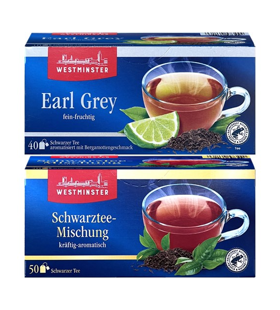 Westminster Schwarzetee 50szt / Earl Grey 40szt
