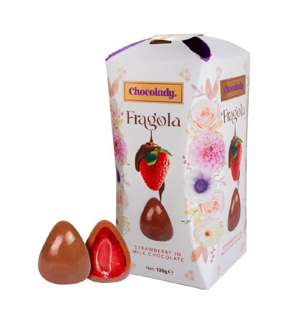 Chocolady Fragola Strawberry Milk Czekoladki 120g