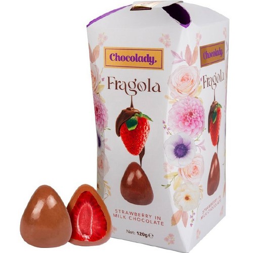 Chocolady Fragola Strawberry Milk Czekoladki 120g