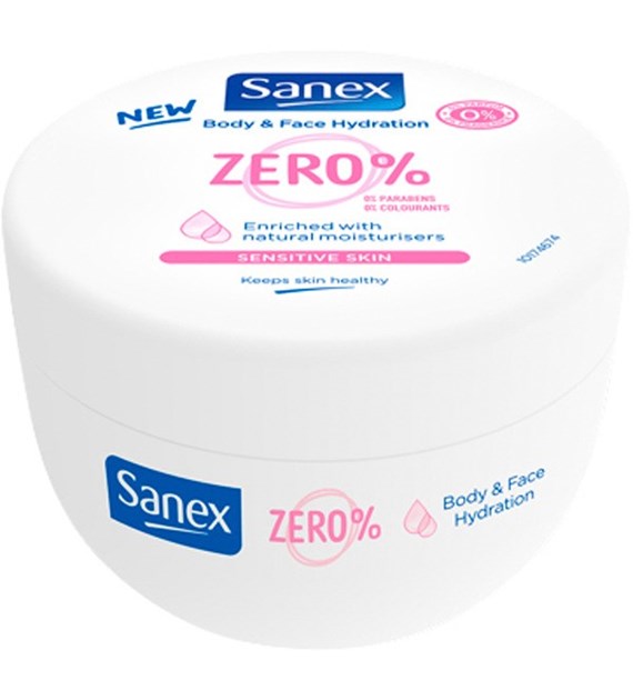 Sanex Zero Body & Face Hydrate Krem 250ml