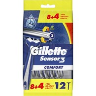 Gillette Sensor 3 Comfort Maszynki 8 + 4szt
