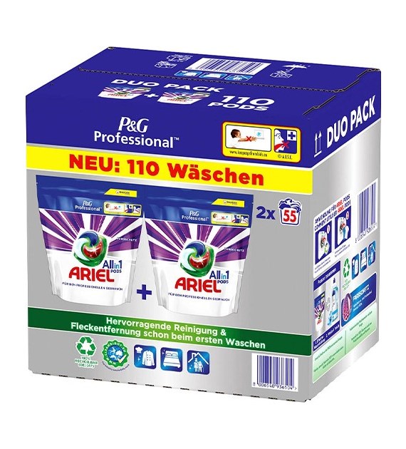 Ariel All in 1 Pods Farbschutz Duopack 110p 2,2kg