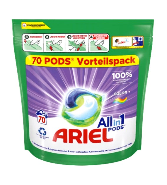 Ariel All in 1 Pods Color+ 70p 1,8kg