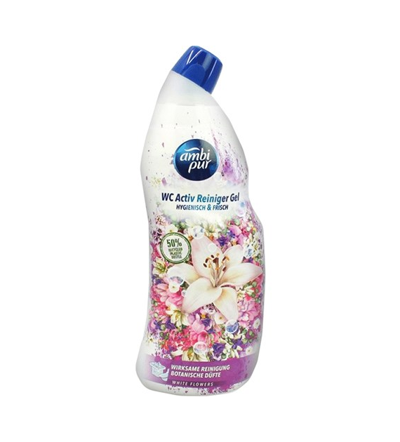 Ambi Pur WC Activ Gel White Flowers 750ml