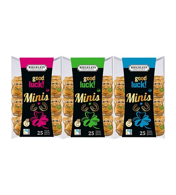 Riegelein Good Luck! Minis Czekoladki 25szt 125g