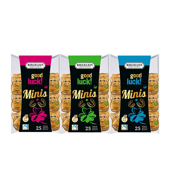 Riegelein Good Luck! Minis Czekoladki 25szt 125g