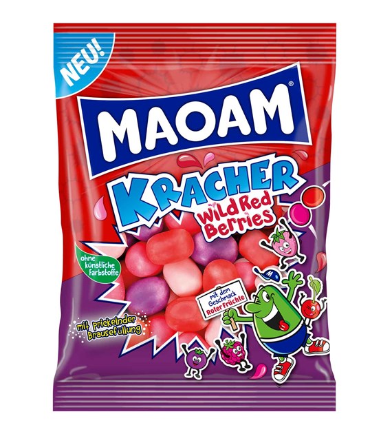 Maoam Wild Red Berries Kracher 200g