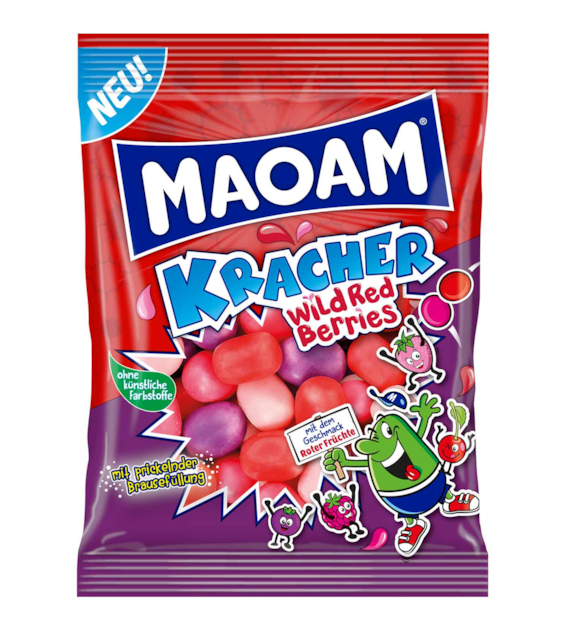 Maoam Wild Red Berries Kracher 200g