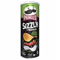 Pringles Sizzl'n Medium Kickin' Sour Cream 160g