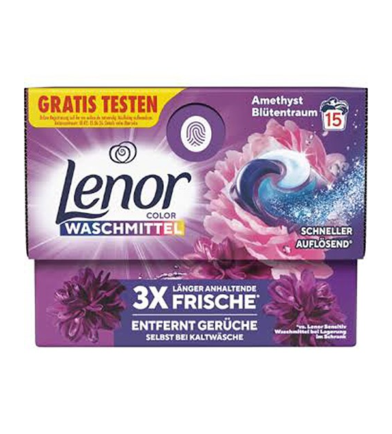 Lenor 3X Color Amethyst Pods 15p 310g