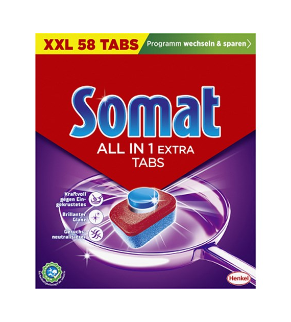 Somat All in 1 Extra Tabs 58szt 962kg