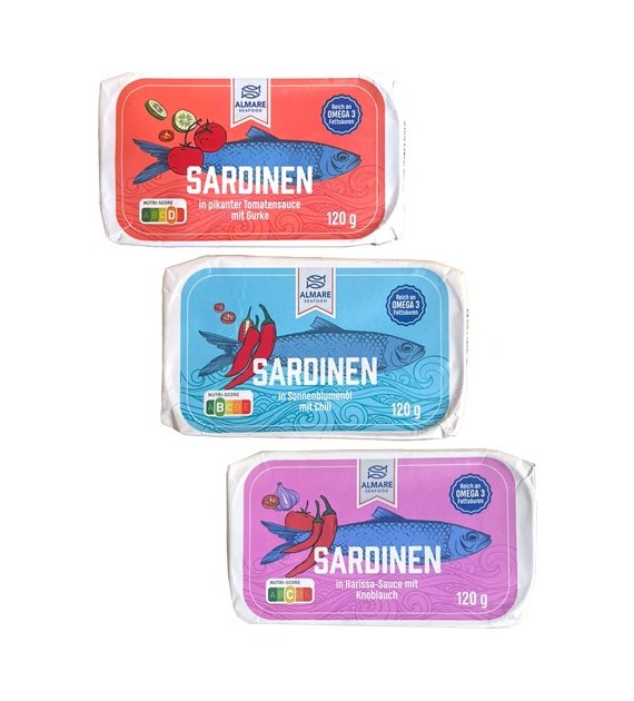 Almare Sardinen MIX 120g