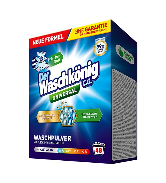 Waschkonig Universal Proszek 48p 2,8kg