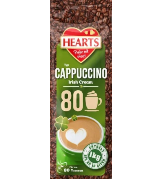 Hearts Irish Cream Cappuccino 1kg