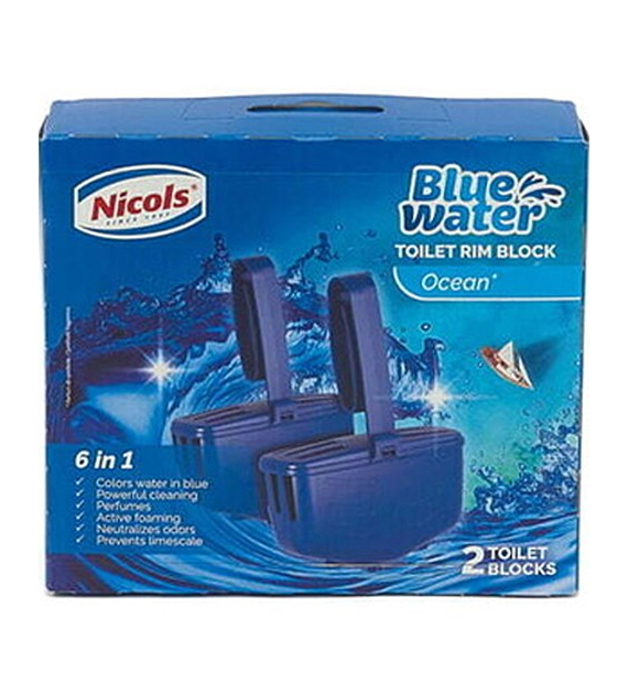 Nicols Blue Water Ocean Zawieszki WC 2x40g