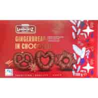 Lambertz Gingerbread in Chocolate with Decor 500g