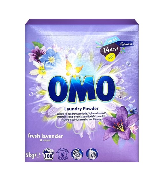 OMO Fresh Lavender & Mint Proszek 100p 5kg