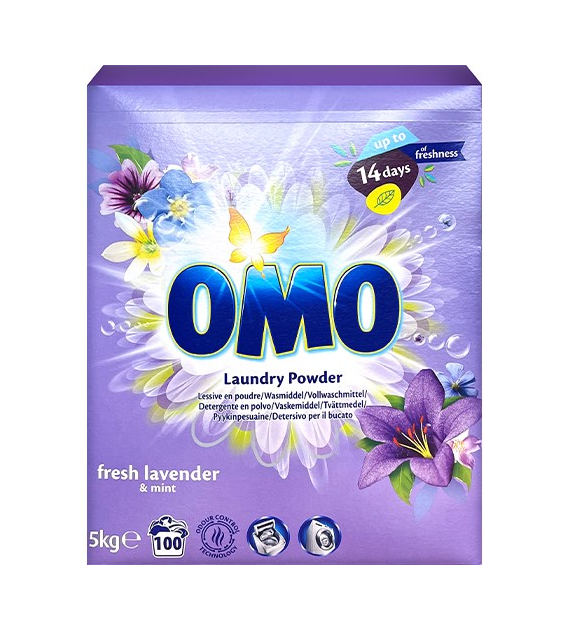 OMO Fresh Lavender & Mint Proszek 100p 5kg