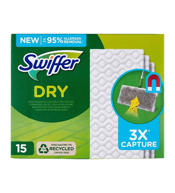 Swiffer Dry Suche Ściereczki do Mopa 15szt