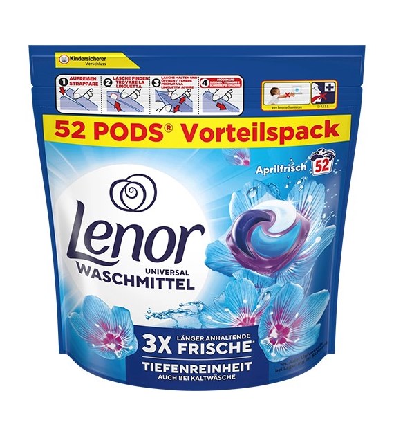 Lenor Pods Universal Aprilfrisch 52p 1kg