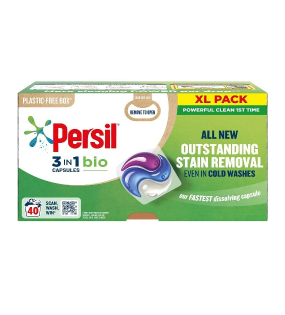 Persil 3in1 Capsules Bio 40p 844g