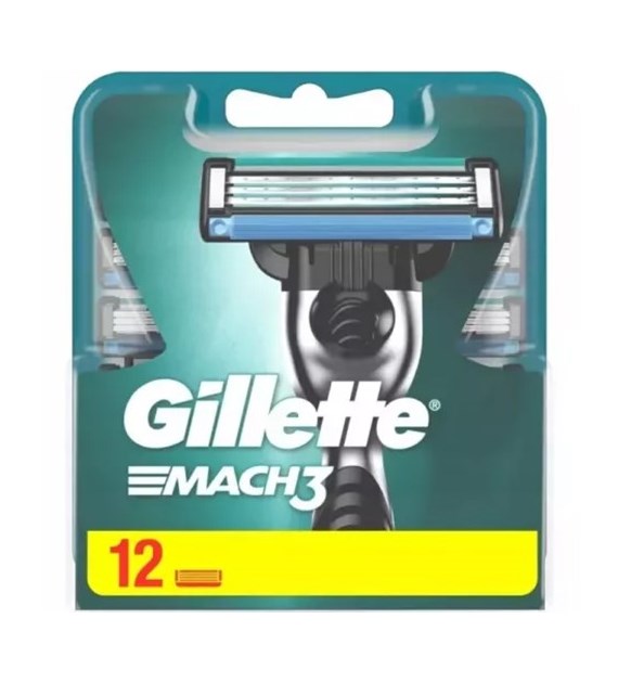 Gillette Mach3 Ostrza 12szt