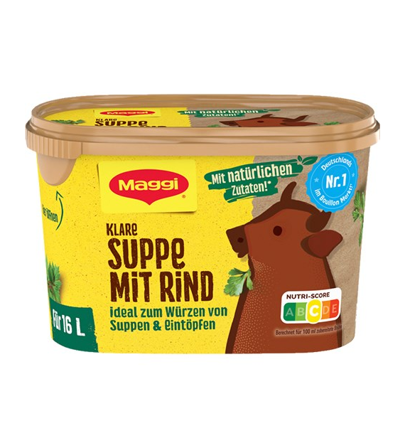 Maggi Klare Supper mit Rind Bulion Wołowy 288g