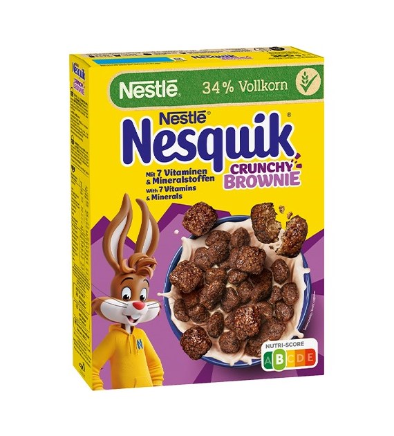 Nestle Nesquik Crunchy Brownie Płatki 300g