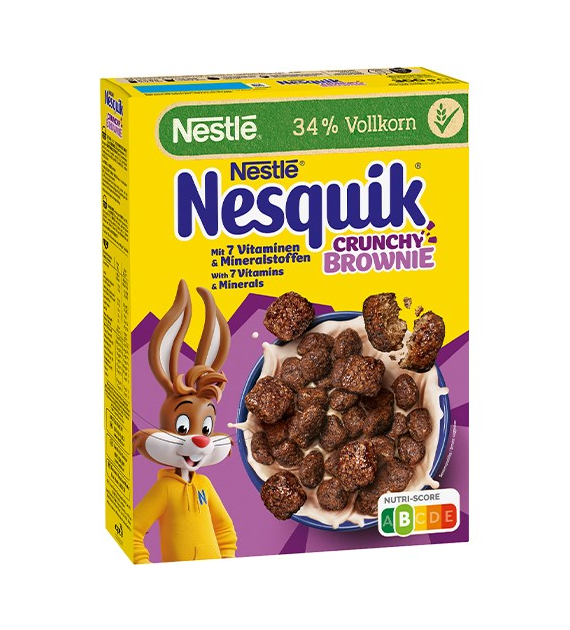 Nestle Nesquik Crunchy Brownie Płatki 300g
