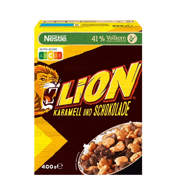 Nestle Lion Karamell und Schokolade Płatki 400g
