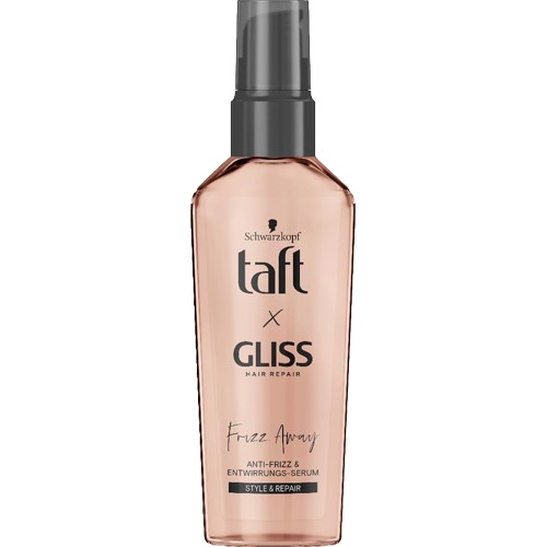 Taft x Gliss Frizz Away Anti-Frizz Serum 75ml