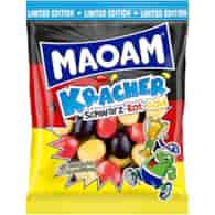 Maoam Kracher Schwarz Rot Gold 200g