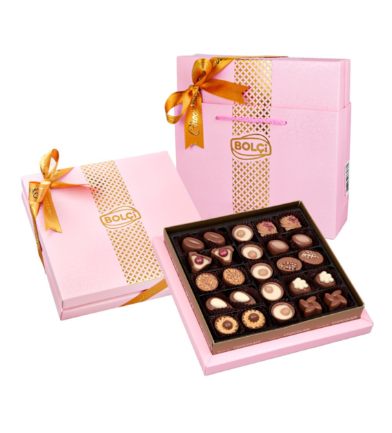 Bolci Diamond Pink Praliny + Torebka 290g