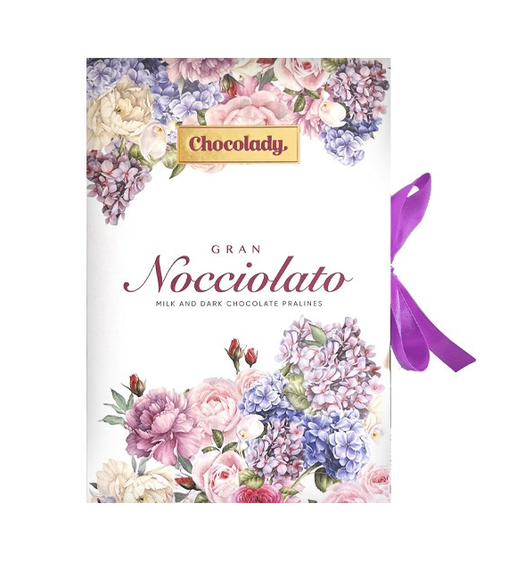 Chocolady Nocciolato Book Praliny 150g