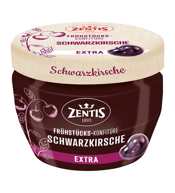 Zentis Schwarzkirsche Czeremcha Dzem 230g