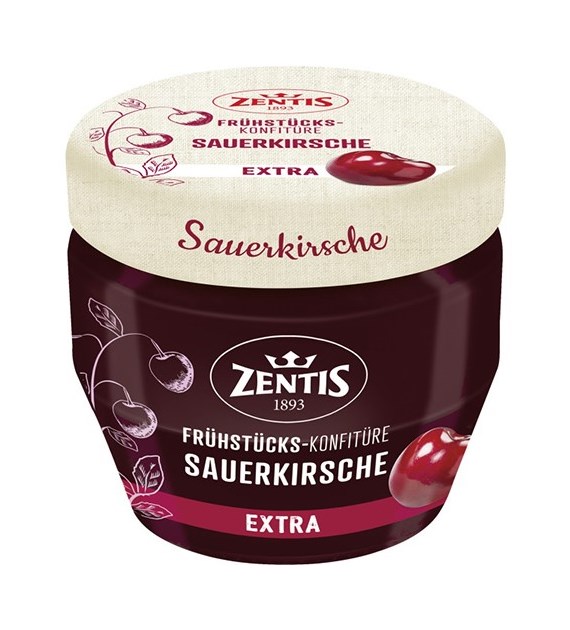 Zentis Sauerkirsche Wiśnia Dżem 230g