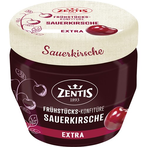 Zentis Sauerkirsche Wiśnia Dżem 230g