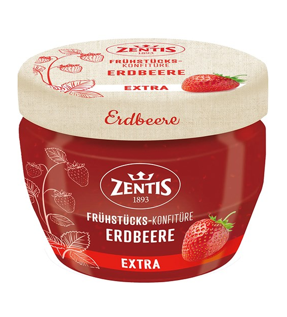 Zentis Erdbeere Truskawka Extra Dżem 230g