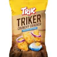 Trik Triker Crunchy Cracker Sour Cream & Onion 90g