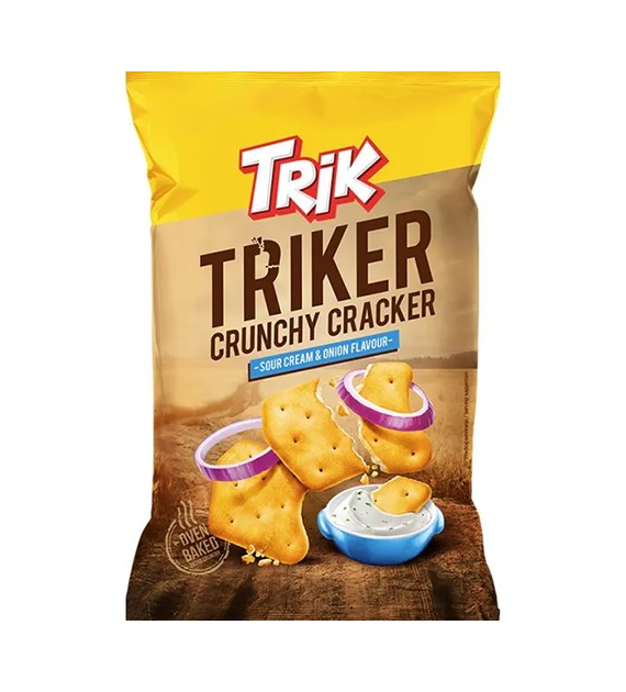 Trik Triker Crunchy Cracker Sour Cream & Onion 90g