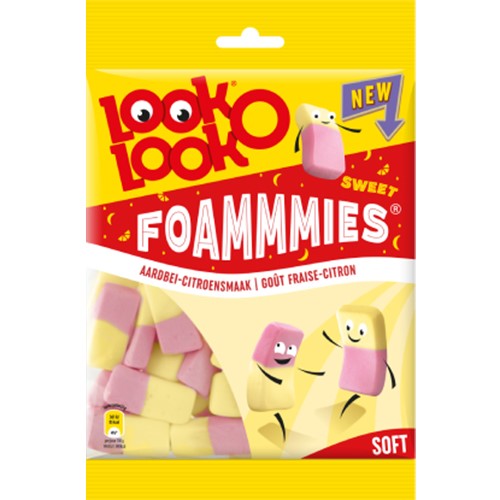 Look-O-Look Foammmies Aardbei Truskawka 180g