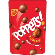 Poppets Toffee Milk Choc Chewy Toffee 100g