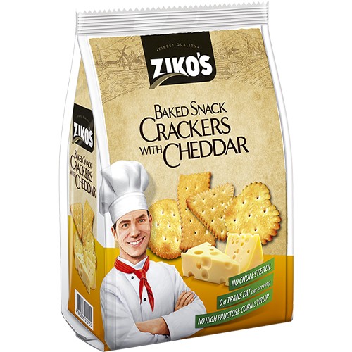 Ziko's Baked Snack Crackers with Cheddar 100g