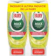 Fairy Max Power Cytryna do Naczyń Dwupak 2x450ml